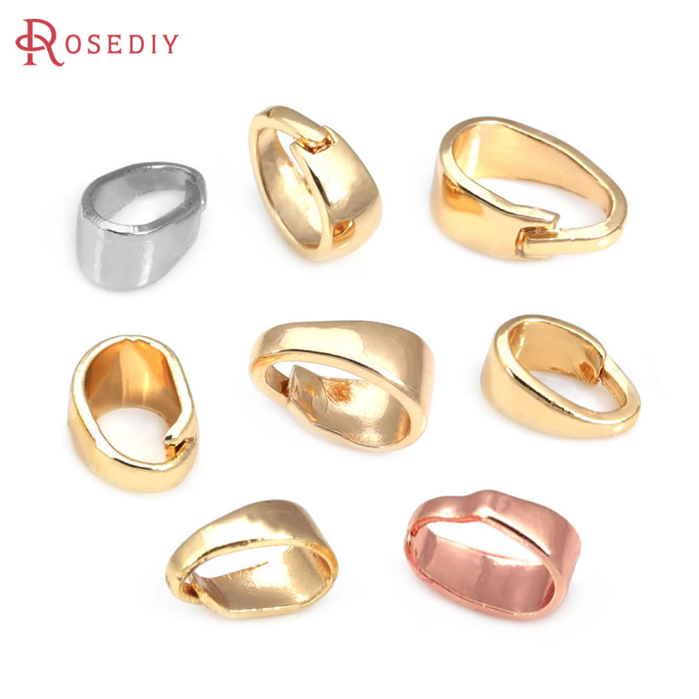Jewelry Making Findings - 7x3.5MM 6x4MM 7x5MM 9x4MM 18K Gold