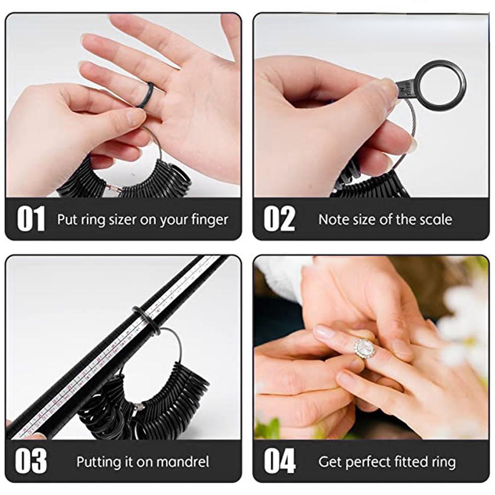 1Set Plastic Ring Sizer Kit -  - Jewelry Making Uk review and price