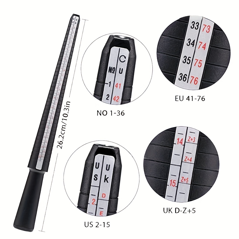 1Set Plastic Ring Sizer Kit -  - Jewelry Making Uk review and price