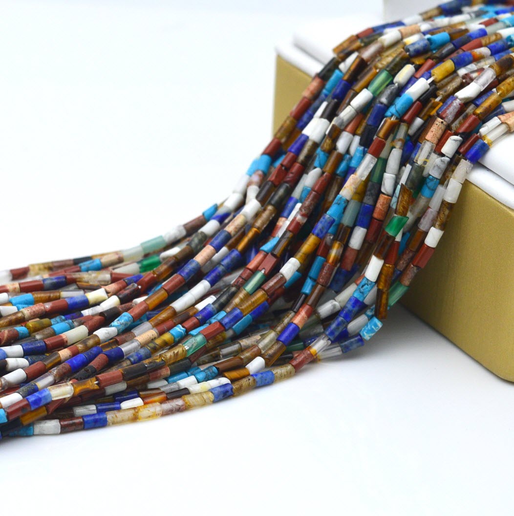 2x2mm 2x4mm 4x13mm Mixed Stone - Jewelry Making Store review and price