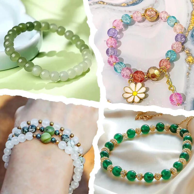 Glass Beads 24Colors 6mm Brace - Jewelry Making Tool Kit review and price