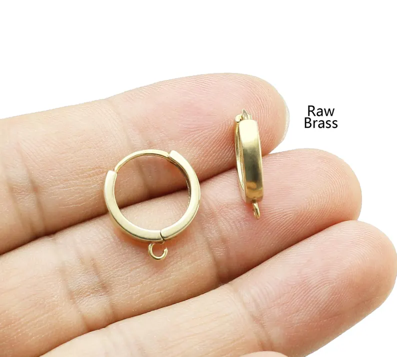 10pcs Brass Ear Hoops, Leverba - Jewelry Making Wire review and price