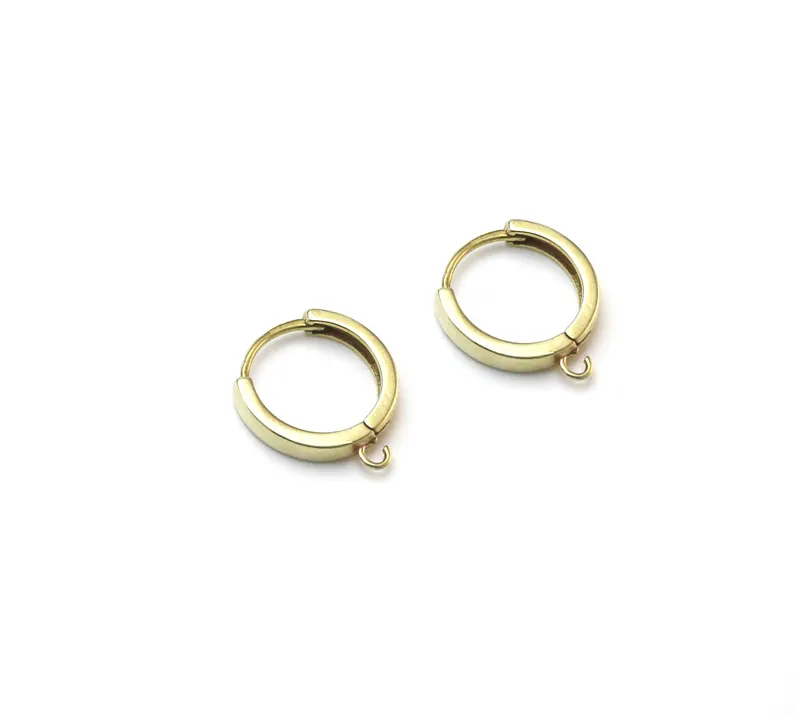 10pcs Brass Ear Hoops, Leverba - Jewelry Making Wire review and price