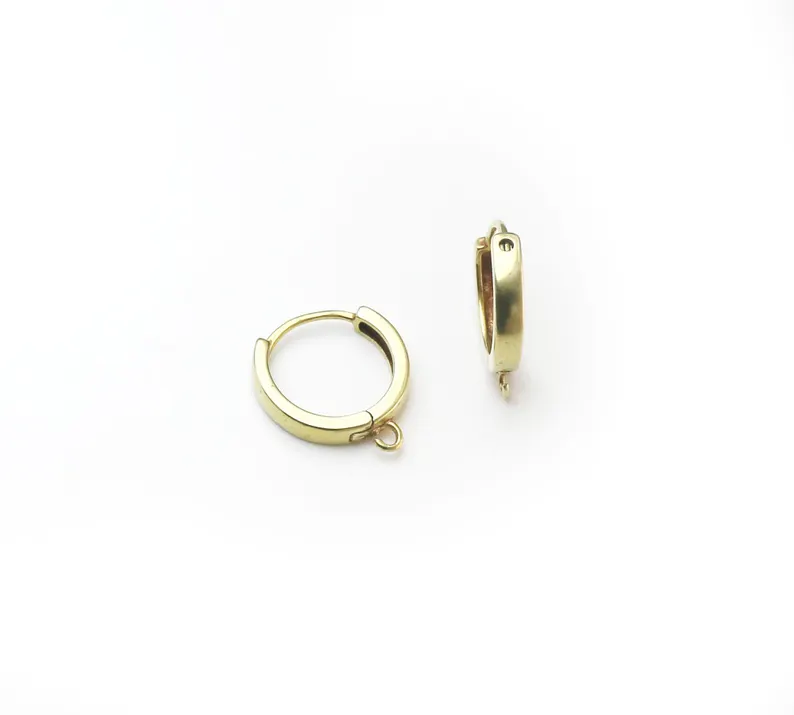 10pcs Brass Ear Hoops, Leverba - Jewelry Making Wire review and price