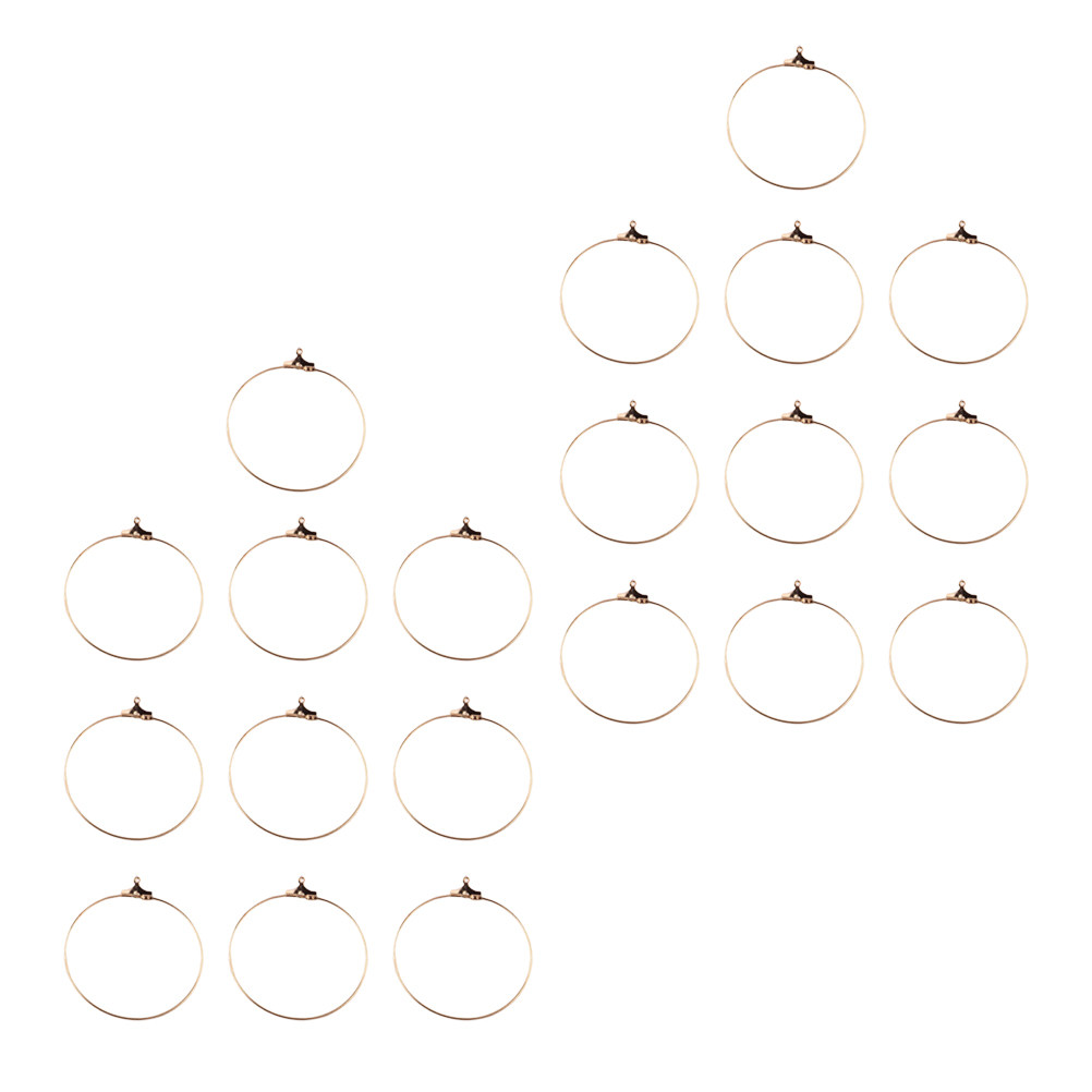 20Pcs Copper Earring Hoops DIY - Jewelry Making Store review and price