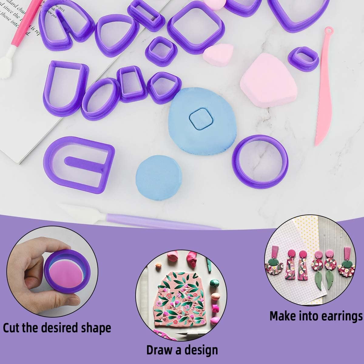 Polymer Clay Earring Making Ki - Jewelry Making In Clay review and price
