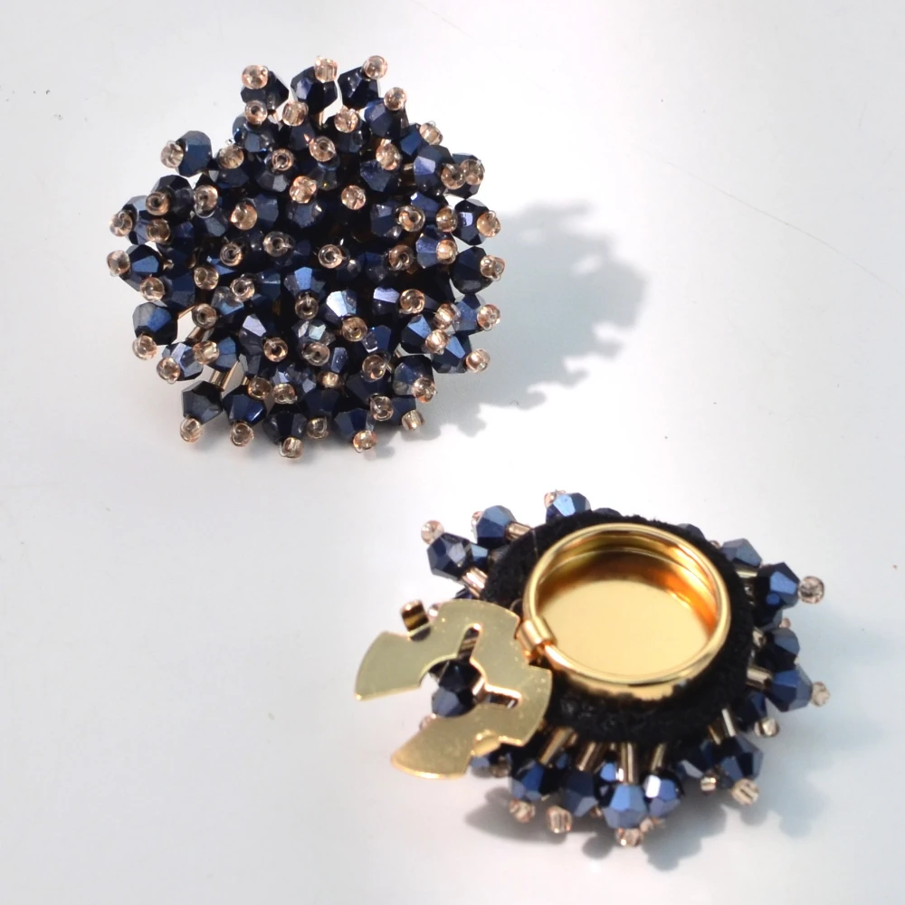 2PCS Elegant Button Covers Han - Jewelry Making Parts review and price