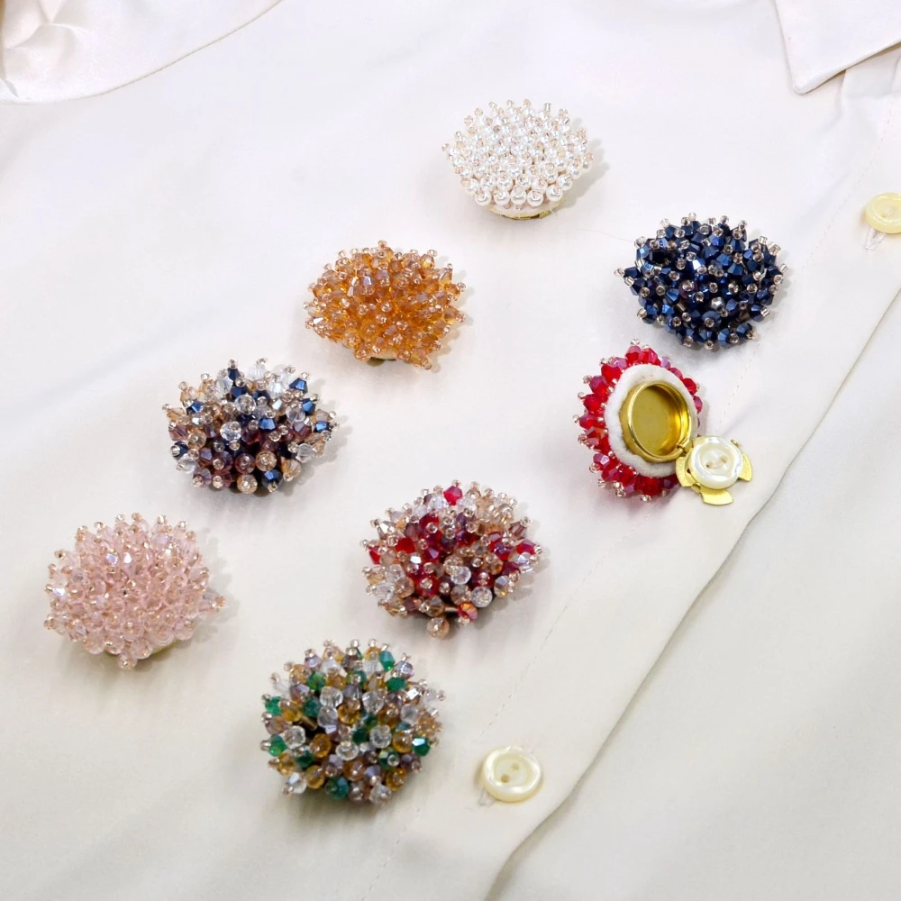 2PCS Elegant Button Covers Han - Jewelry Making Parts review and price