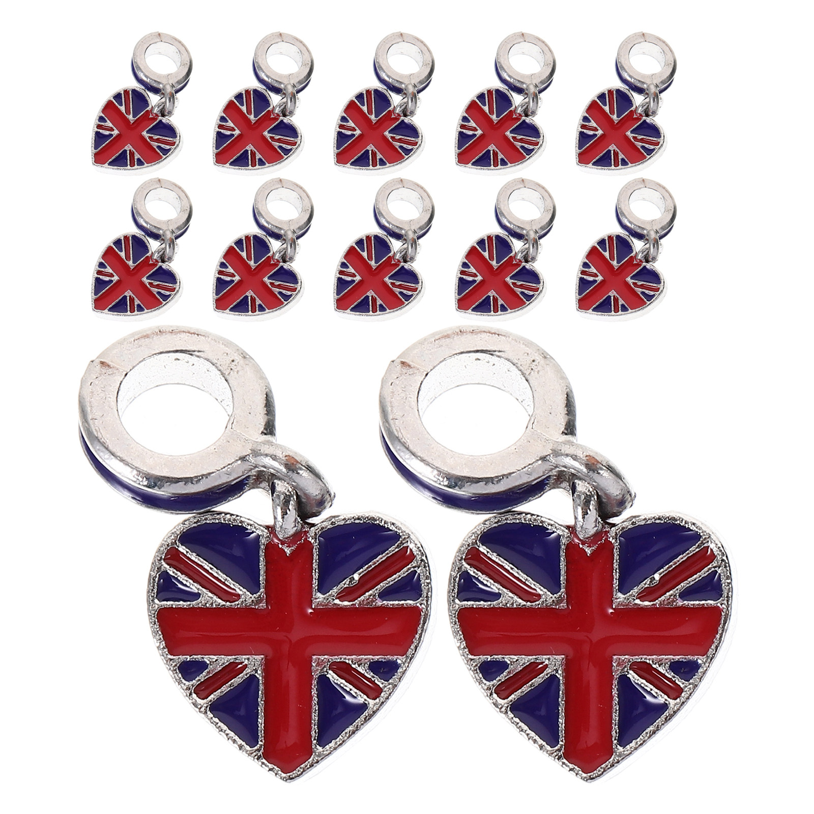 12Pcs Uk Flag Pendants Alloy D - Jewelry Making Uk review and price
