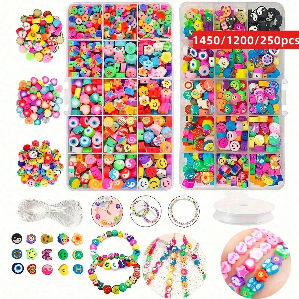 1450/1200/250pcs Polymer Clay  - Jewelry Making In Clay review and price