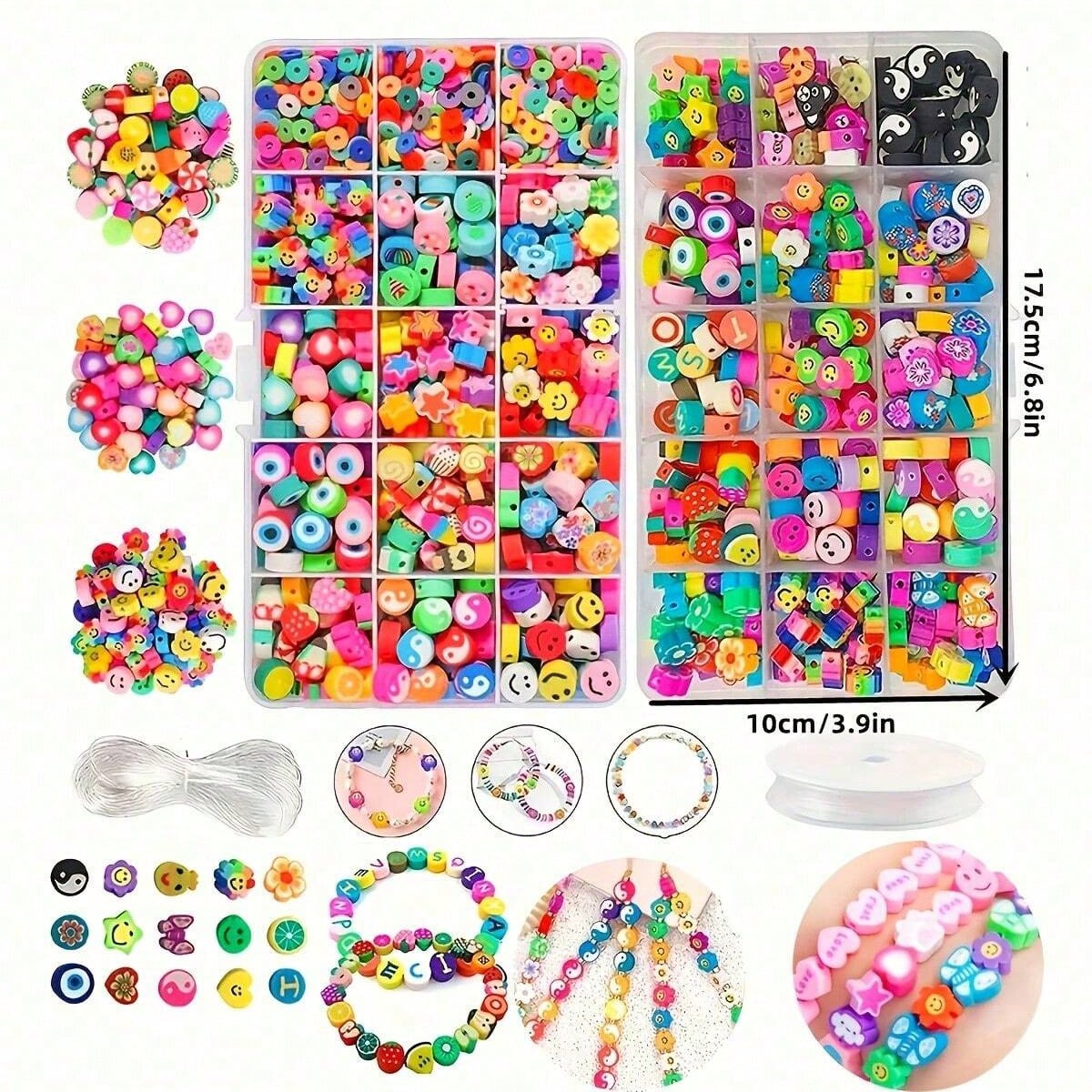 1450/1200/250pcs Polymer Clay  - Jewelry Making In Clay review and price
