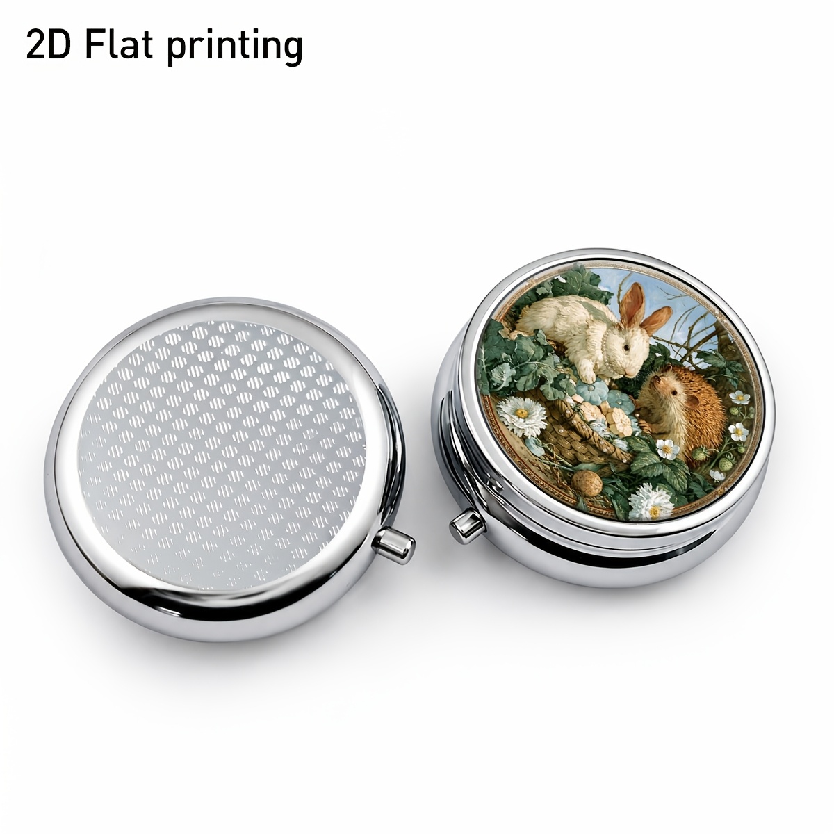 Floral Basket with White Rabbi - Jewelry Making Store review and price