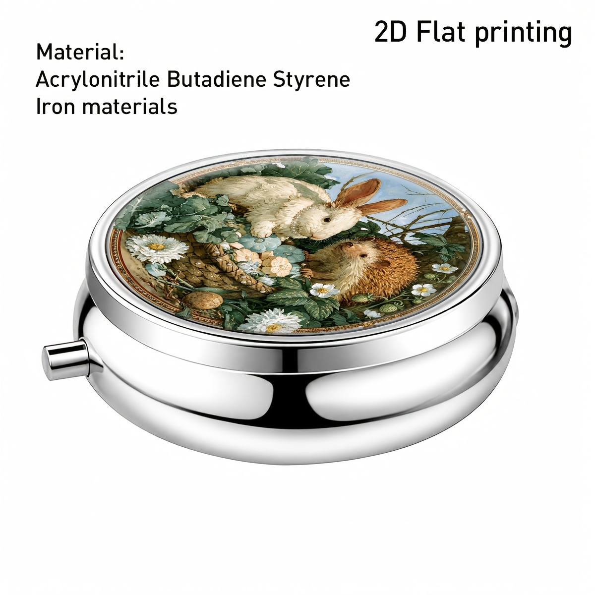 Floral Basket with White Rabbi - Jewelry Making Store review and price