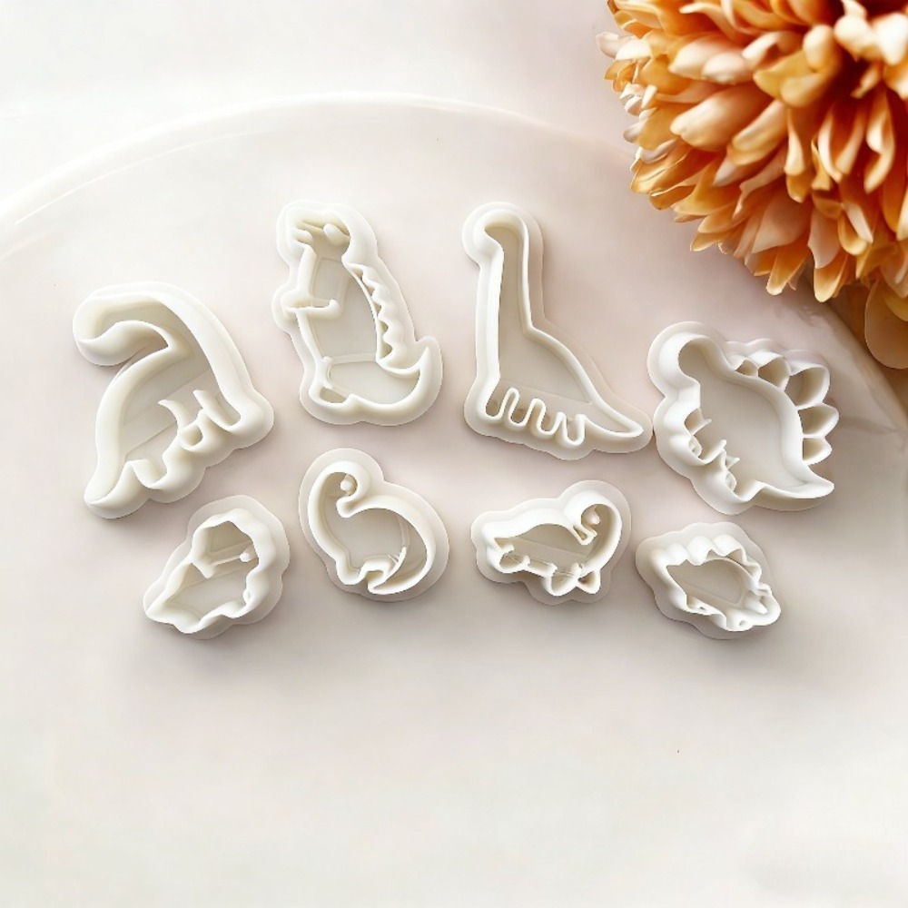 8pcs Cute Dinosaur Clay Cutter - Jewelry Making Tool Kit review and price