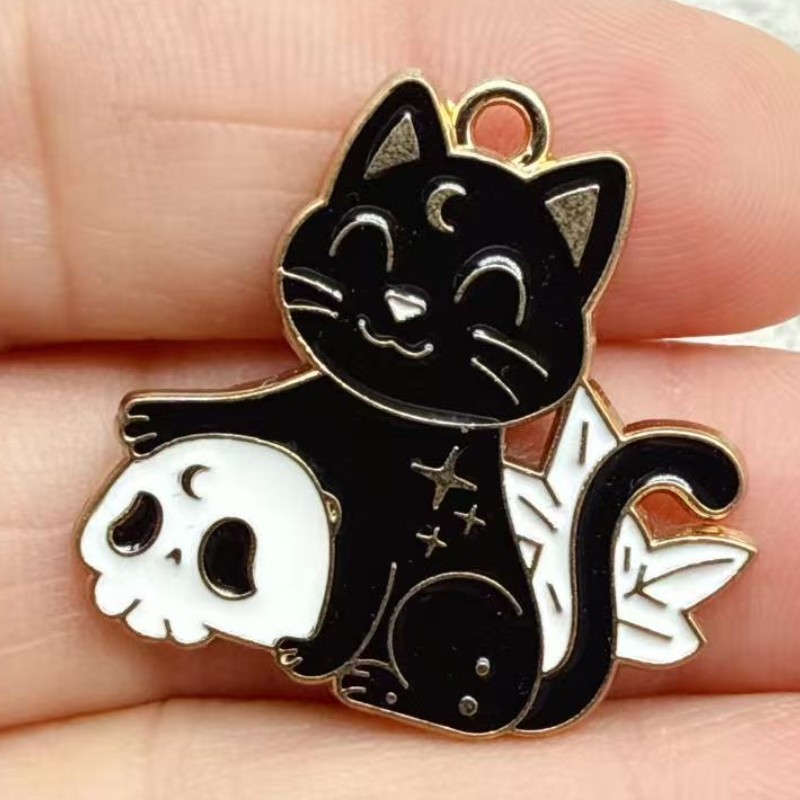 10pcs Original Alloy Enamel Bl - Jewelry Making Parts review and price