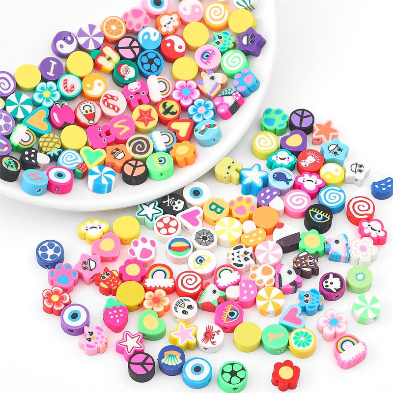 100Pcs Random Style Polymer Cl - Jewelry Making In Clay review and price