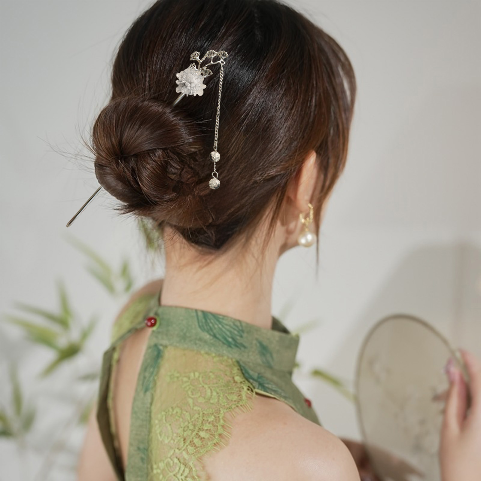 Elegant Flower Hair Sticks For - Jewelry Making Parts review and price