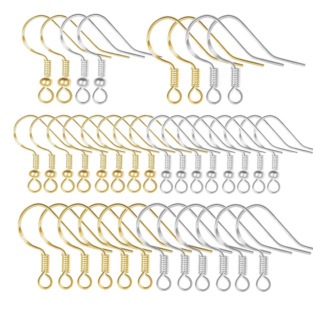 Gold Plated Earring Hooks 100P - Jewelry Making Wire review and price