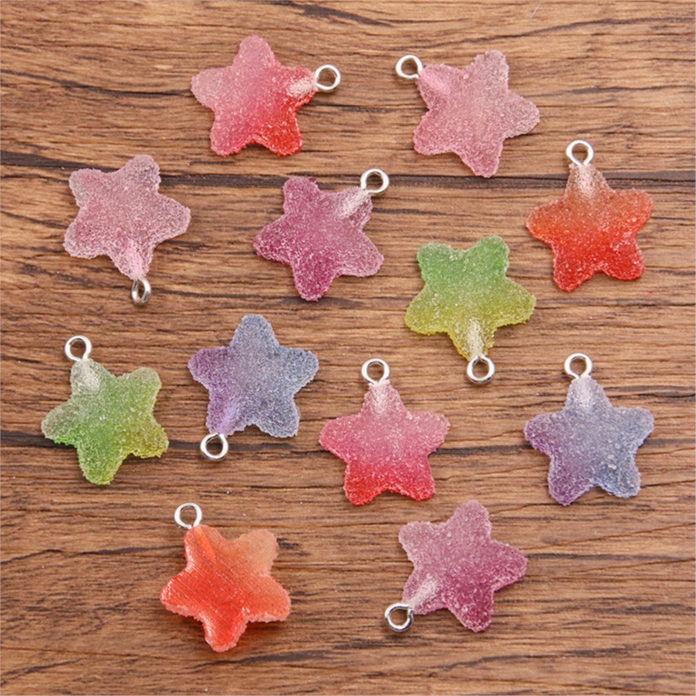 20Pcs Gradient Color Candy Res - Jewelry Making In Clay review and price