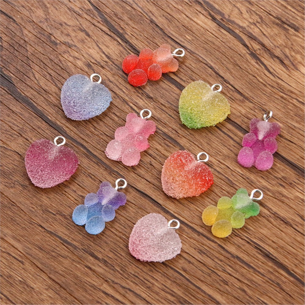 20Pcs Gradient Color Candy Res - Jewelry Making In Clay review and price
