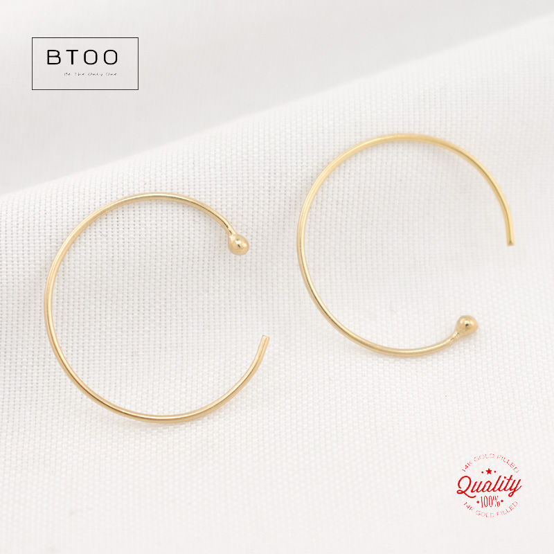 14K Gold Filled Earwire 18MM/2 - Jewelry Making Wire review and price