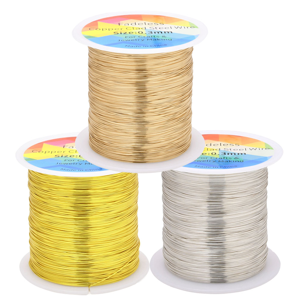 100m/328ft Fadeless Copper Cla - Jewelry Making Wire review and price