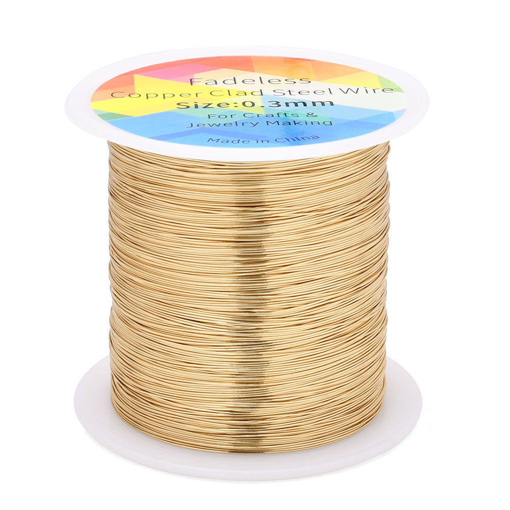 100m/328ft Fadeless Copper Cla - Jewelry Making Wire review and price