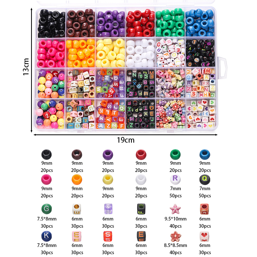 1 Box Colorful Acrylic Pony Be - Jewelry Making In Clay review and price
