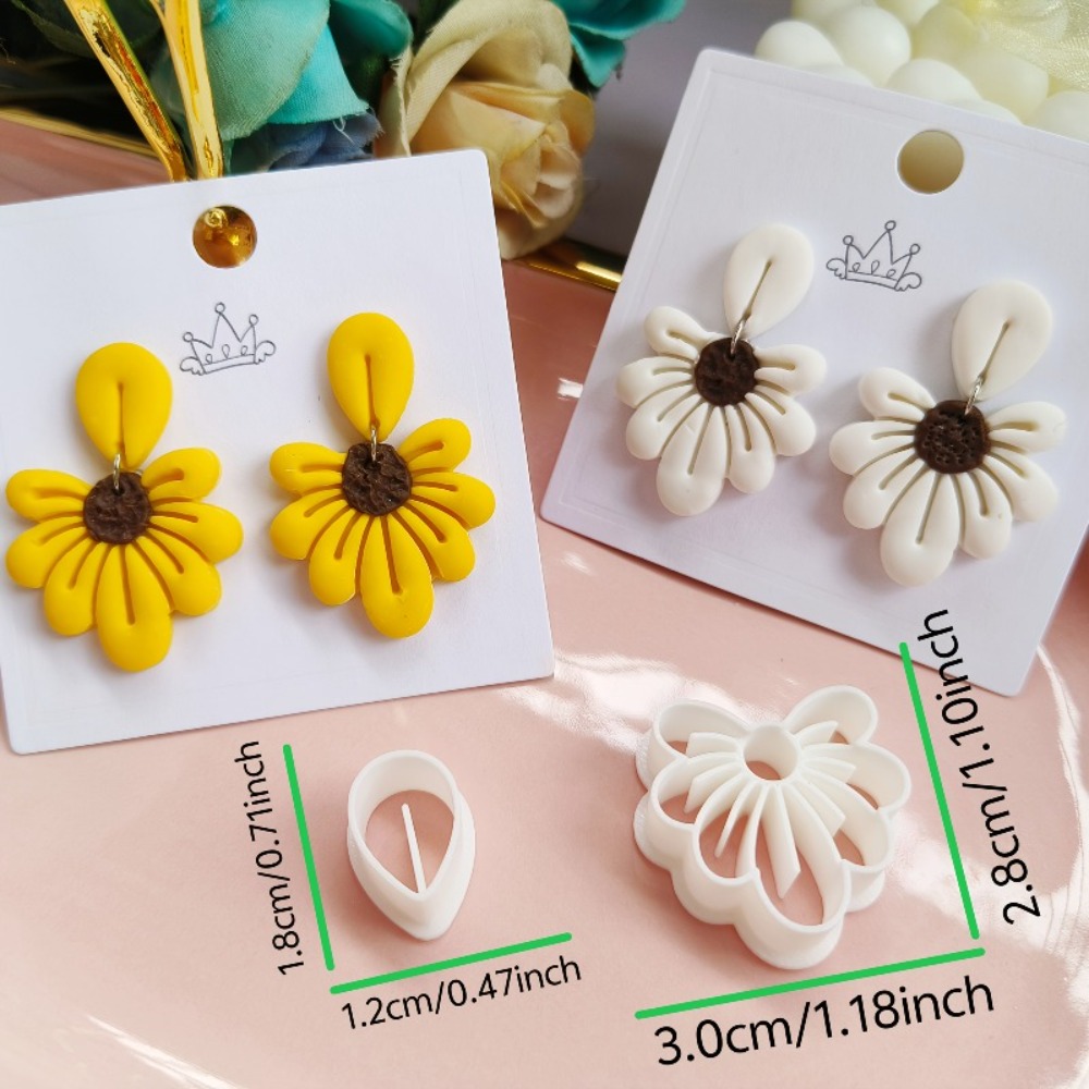 2Pcs Elegant Flower-Shaped Pol - Jewelry Making Tool Kit review and price