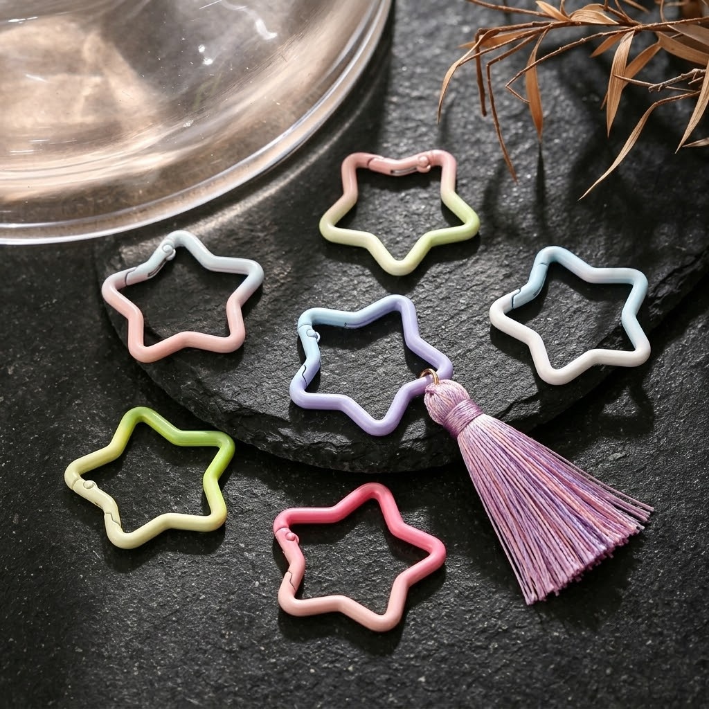 5PCS Gradient Star Shape Sprin - Jewelry Making Findings review and price
