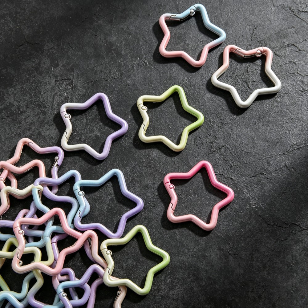 5PCS Gradient Star Shape Sprin - Jewelry Making Findings review and price